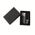 Folding Pipe Lighter Refillable 2-in-1 with Adjustable Flame, Metal-Crafted Durable Design, Gift Box Included ¨C Windproof Butane Lighter for Men, Outdoor, Christmas & Valentine¡¯s Day Gift