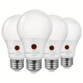 Dusk to Dawn Light Bulbs, A19 E26 Auto On Off Photocell Sensor LED Bulb 9W 60W Equivalent, 5000K Daylight / 2700K Soft White / 2000K Amber Bug Repelling, 800LM Non-Dimmable for Porch Garage Outdoor Indoor