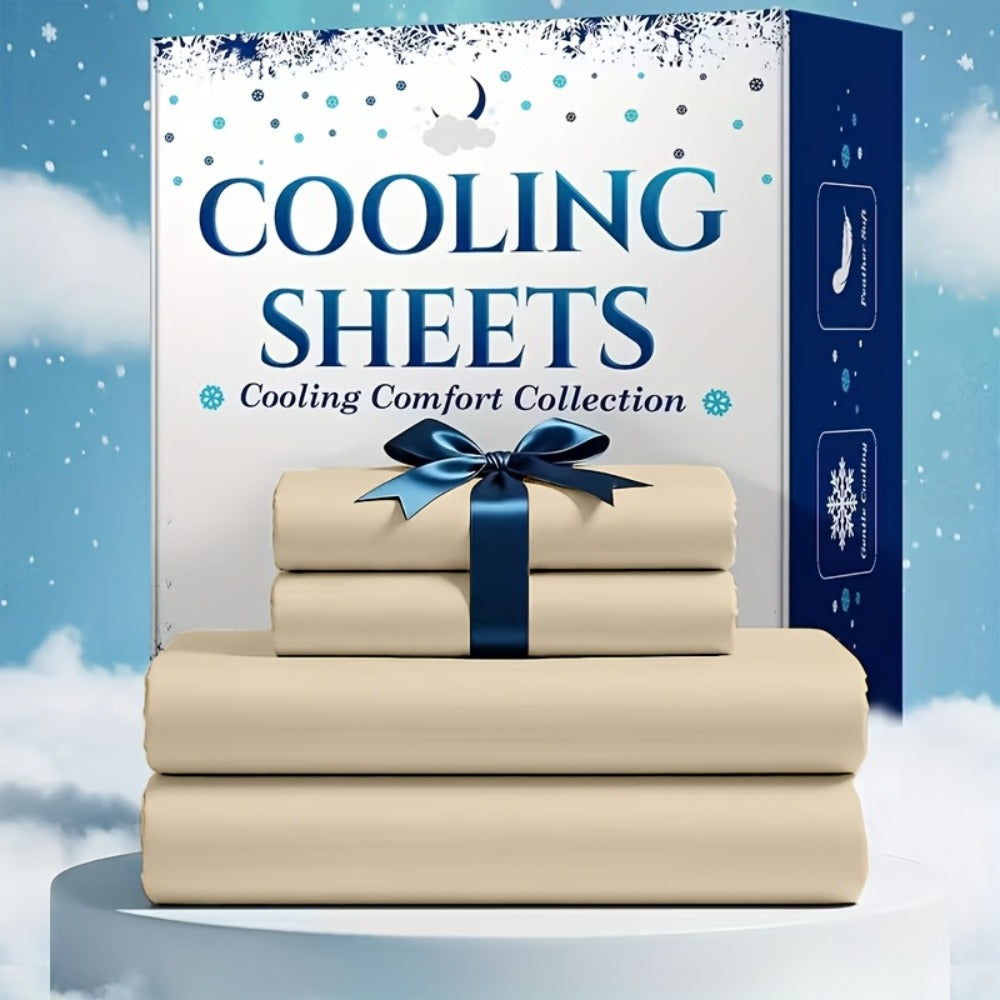 Bed Sheet Set Soft Breathable Cooling Microfiber Fitted & Flat Sheets with Deep Pockets ¨C Wrinkle Free Hotel Luxury Bedding in Multiple Colors & Sizes