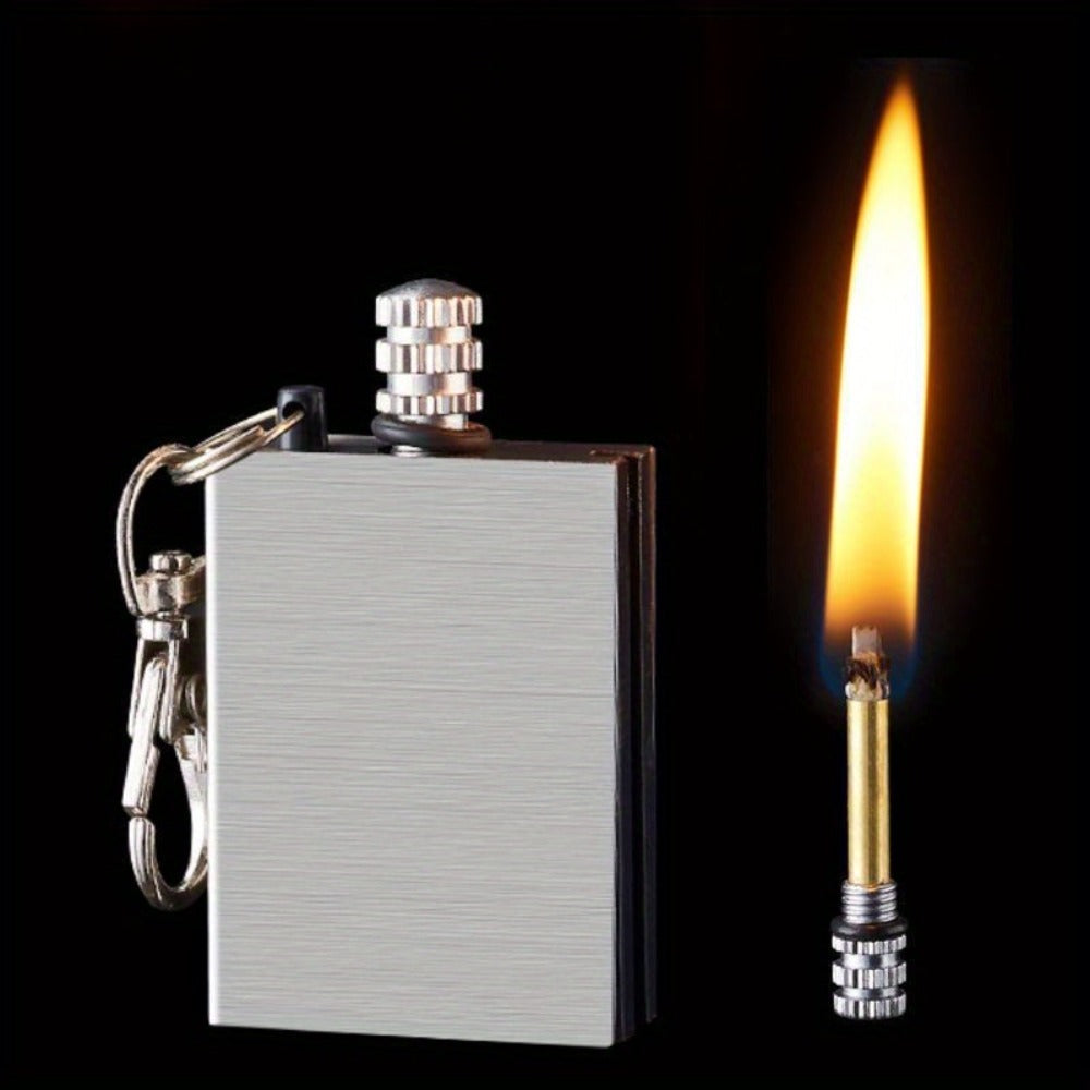 Permanent Match Lighter 20 Pack Flint Metal Waterproof Reusable Fire Starter EDC Camping Survival Gear No Battery Needed Christmas Birthday Gift Set