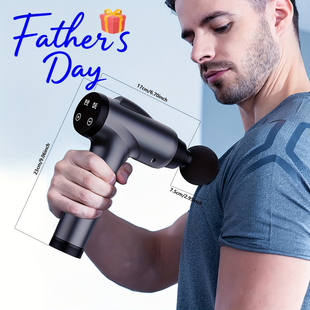 Massage Gun Deep Tissue ¨C Handheld Electric Muscle Massage Gun for Full Body, Back, Neck & Arm Relief, Percussion Massager for Sports & Fitness Recovery, Gift for Men Women Parents