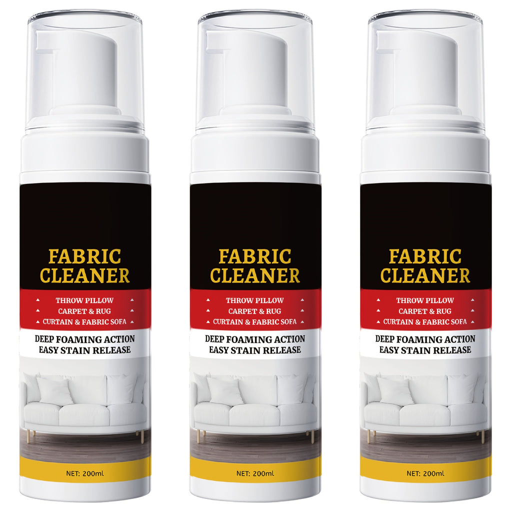Upholstery Cleaner Spray Multi-Fabric Stain Remover 6.76oz Spot Cleaner for Couch Sofa Rug Carpet Clothes Car Seat Mattress Laundry Multi-Purpose Fabric Cleaner for Home and Car 1 2 3 4 5 Pack