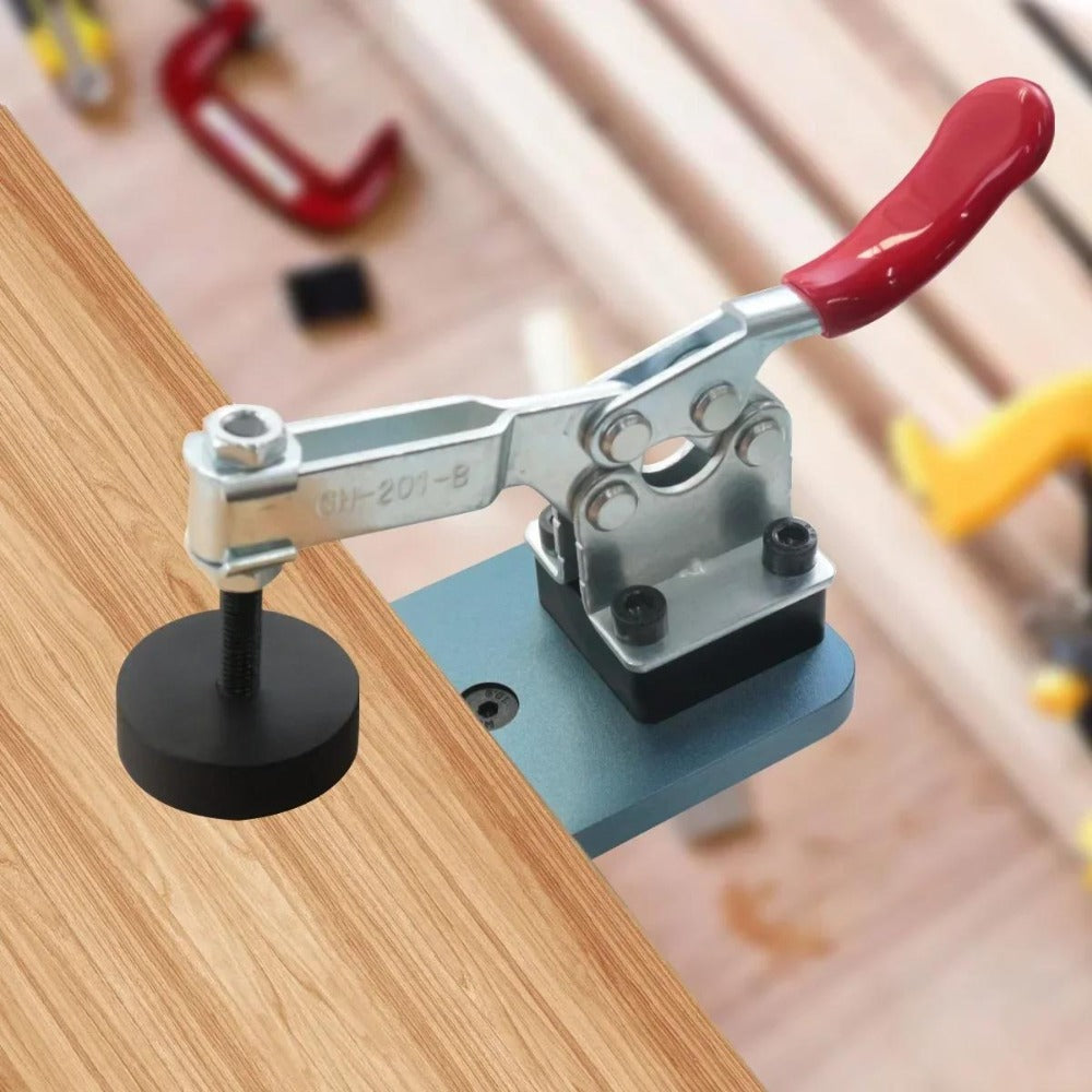 35mm Hinge Drilling Jig Kit Aluminum Alloy Cabinet Door Hinge Hole Opener Template Puncher Locator for Woodworking Door Cabinet Wardrobe Hinge Installation 15-25mm Boards