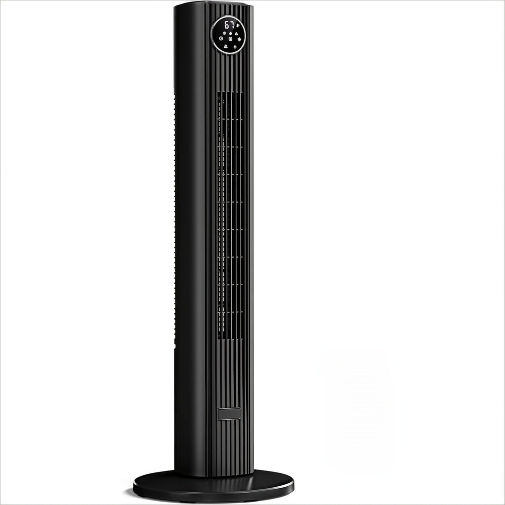 Tower Fan 35-Inch Bladeless 85¡ã Oscillating Standing Floor Fan 3-Speed Quiet Cooling with 12H Timer for Bedroom Office Living Room Home