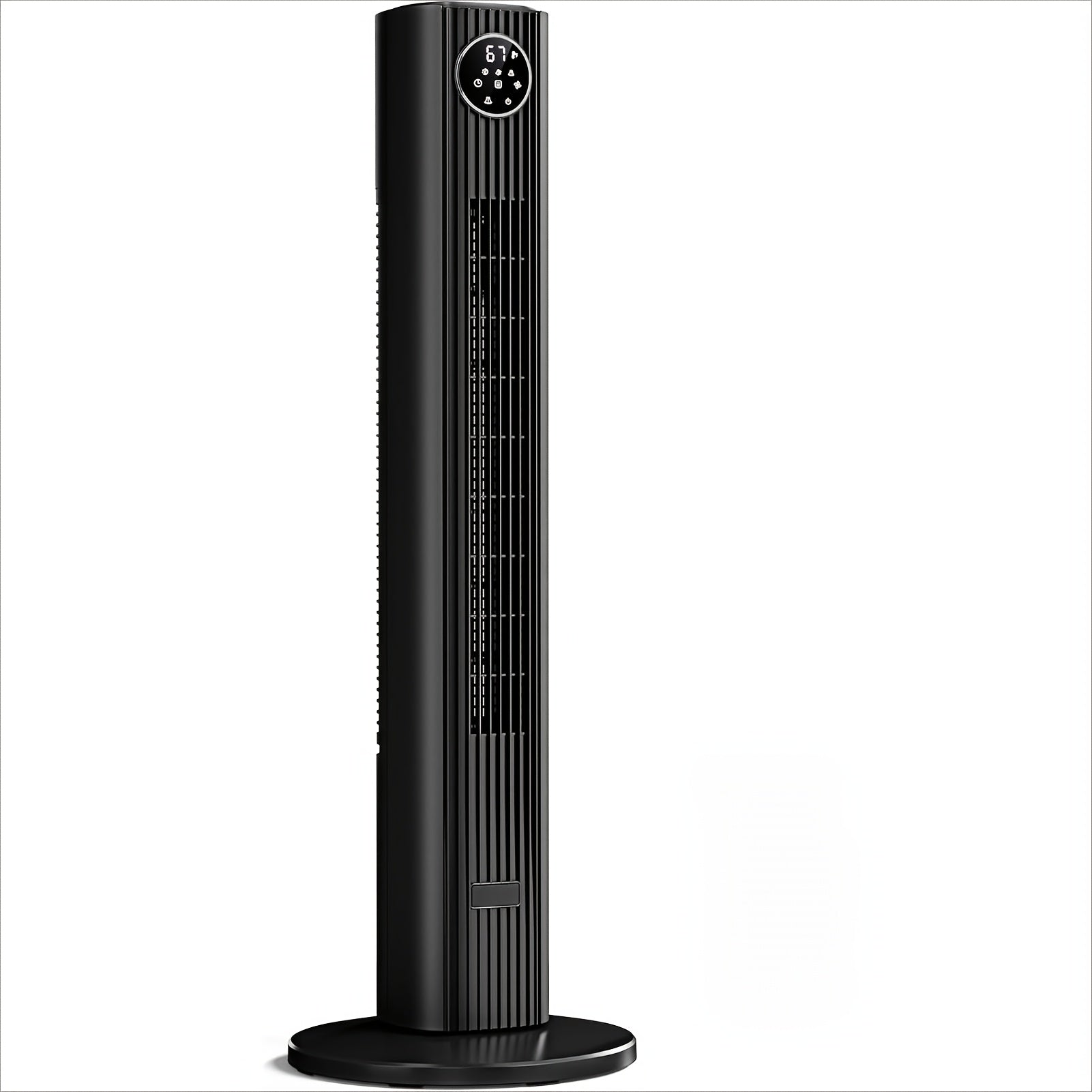 Tower Fan 35-Inch Bladeless 85¡ã Oscillating Standing Floor Fan 3-Speed Quiet Cooling with 12H Timer for Bedroom Office Living Room Home