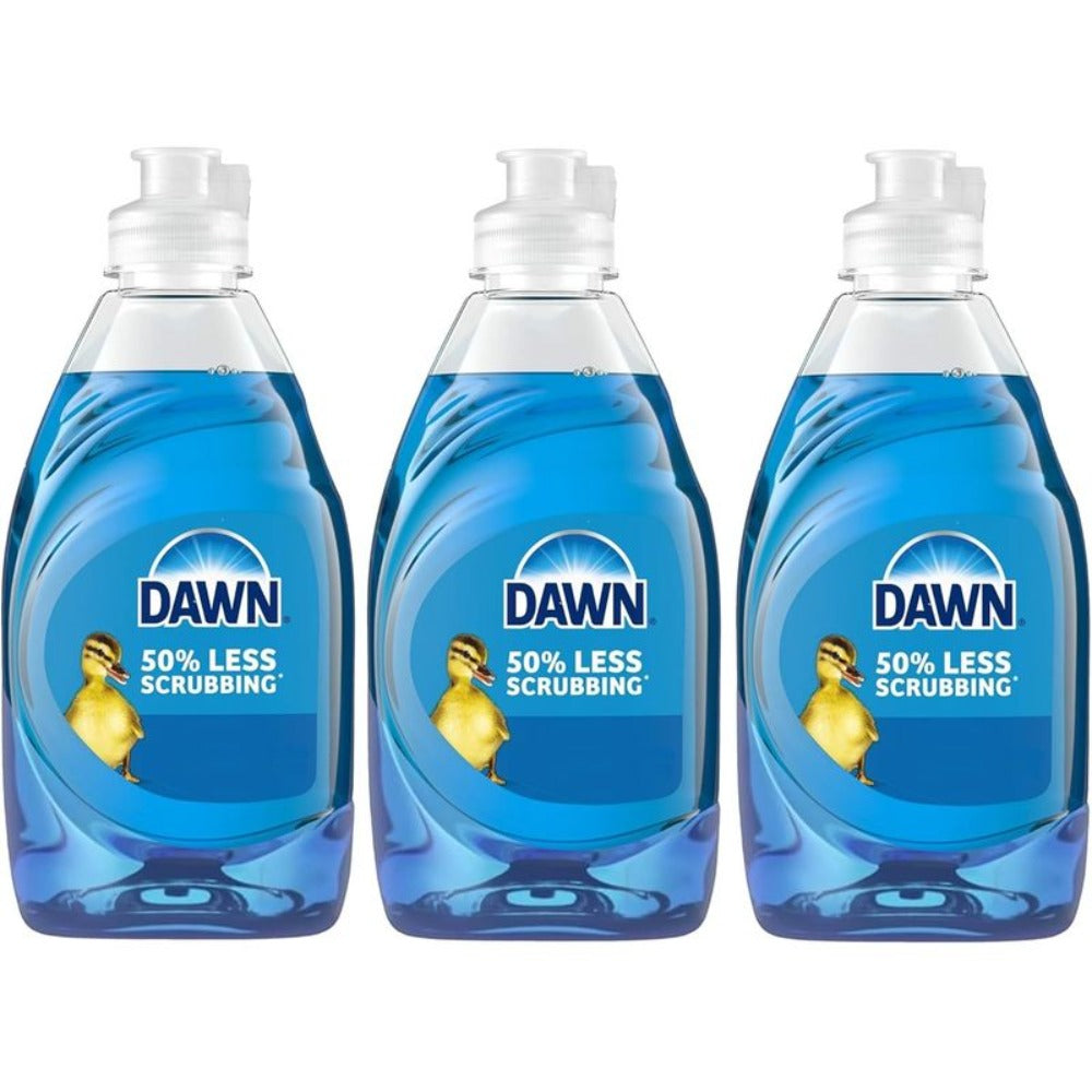 Dawn Ultra Dish Soap Original Scent 7.5 oz - Pack of 3, Grease-Cutting Dishwashing Liquid with 3x Cleaning Power, Leaves Dishes Squeaky Clean, Value Multi-Pack for Home Kitchen