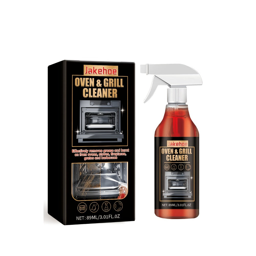 Oven Cleaner Foam Spray 3-Pack Heavy Duty Stove & Grill Degreaser Removes Stubborn Baked-On Grease Stains Gentle Formula Safe for Ovens Stoves Grills