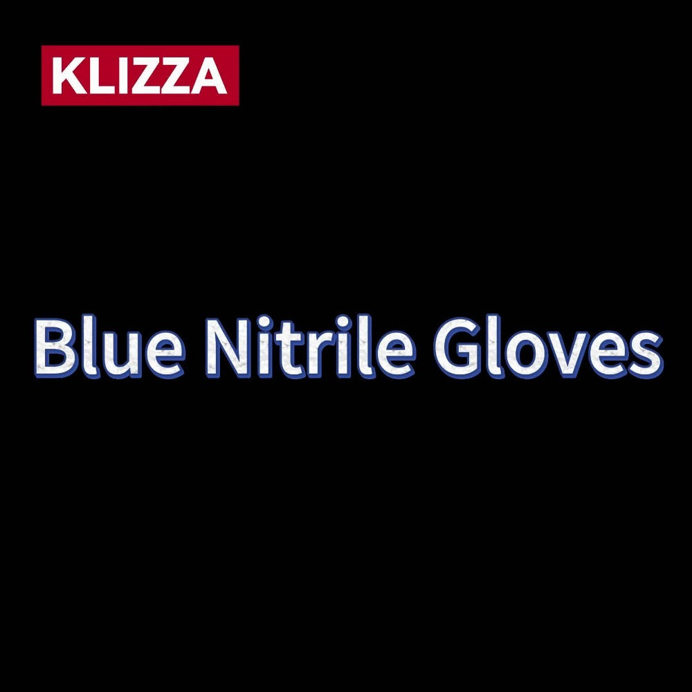 Nitrile Disposable Gloves 1000 Count (10 Boxes), 6.5 Mil Thickened Blue Nitrile Gloves, Latex-Free Powder-Free, Tear-Resistant, for Kitchen Cleaning, Food Handling, Hair Dyeing, Medical & Industrial Use