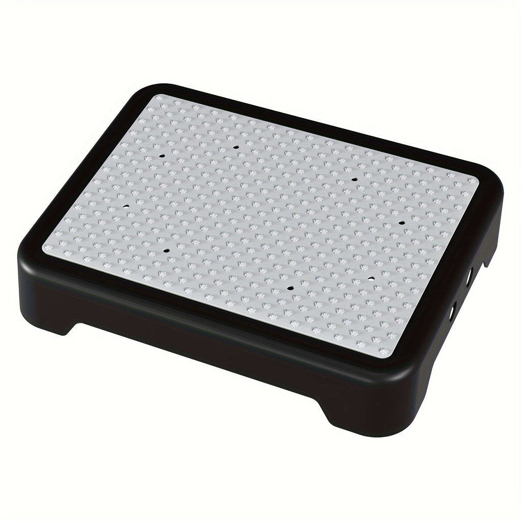 Non-Slip Step Stool Heavy Duty 550LBS Capacity Portable One Step Platform for Elderly Adults - Anti-Slip Rubber Mat Height Adjustable Indoor Outdoor Use Bed Car Door Bathroom Stair