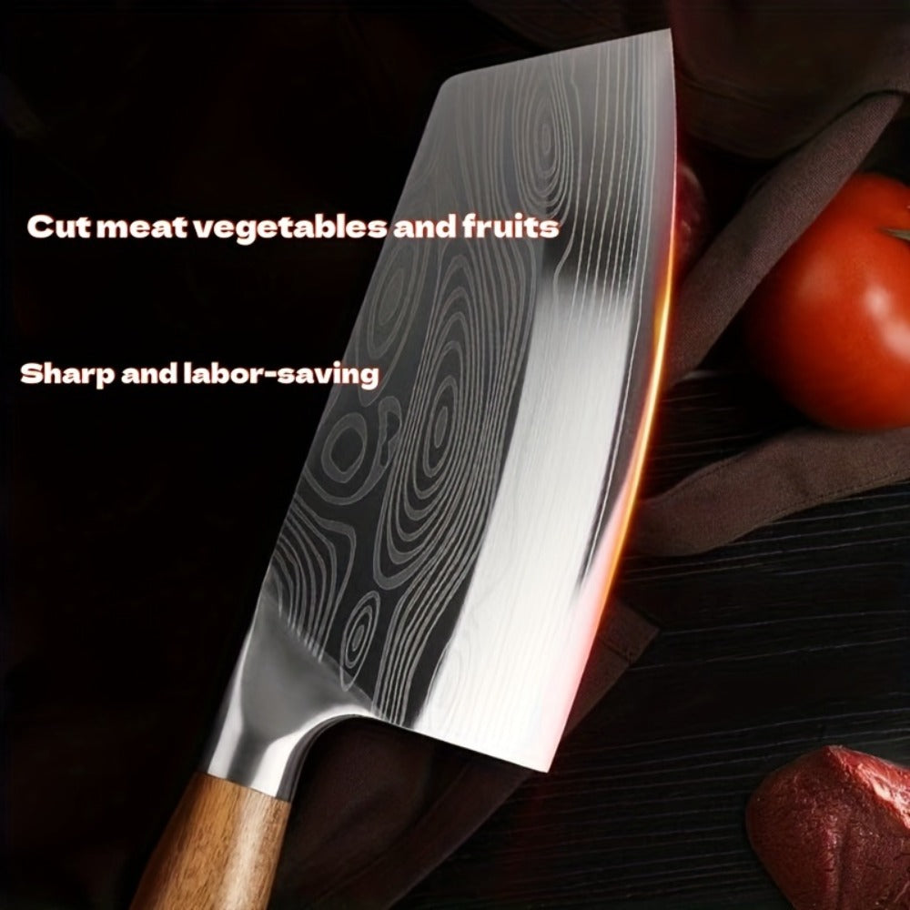 Damascus Chef Knife Set ¨C Sharp Stainless Steel Kitchen Knife with Damascus Pattern Blade for Chopping Vegetables, Meat & Fruit, Professional Home Cook Gift Set 1pc 2pcs 3pcs