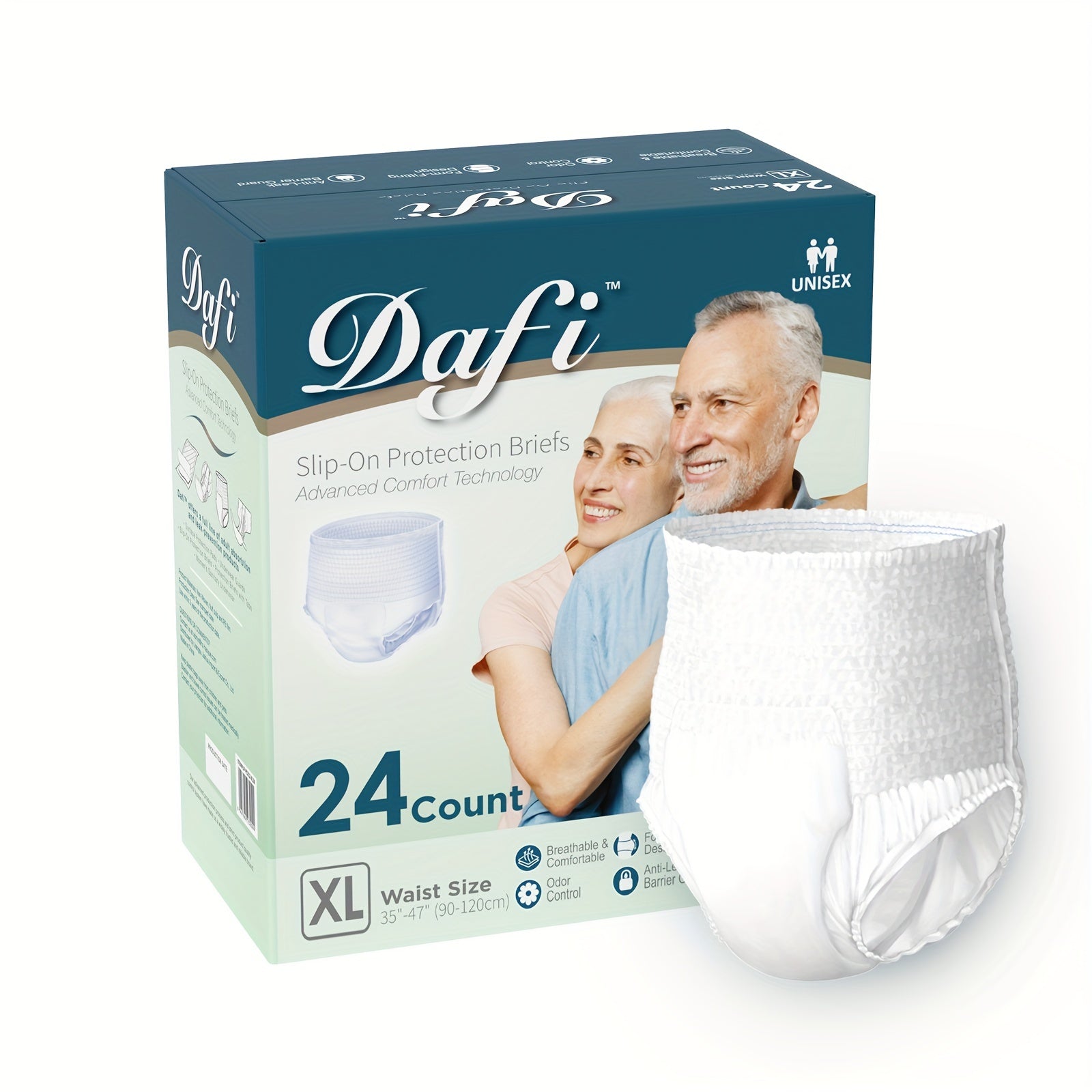 Adult Incontinence Underwear for Women Men Disposable Pull Up Briefs Overnight Bladder Control Maximum Absorbency M L XL 2XL 24 26 28 Count