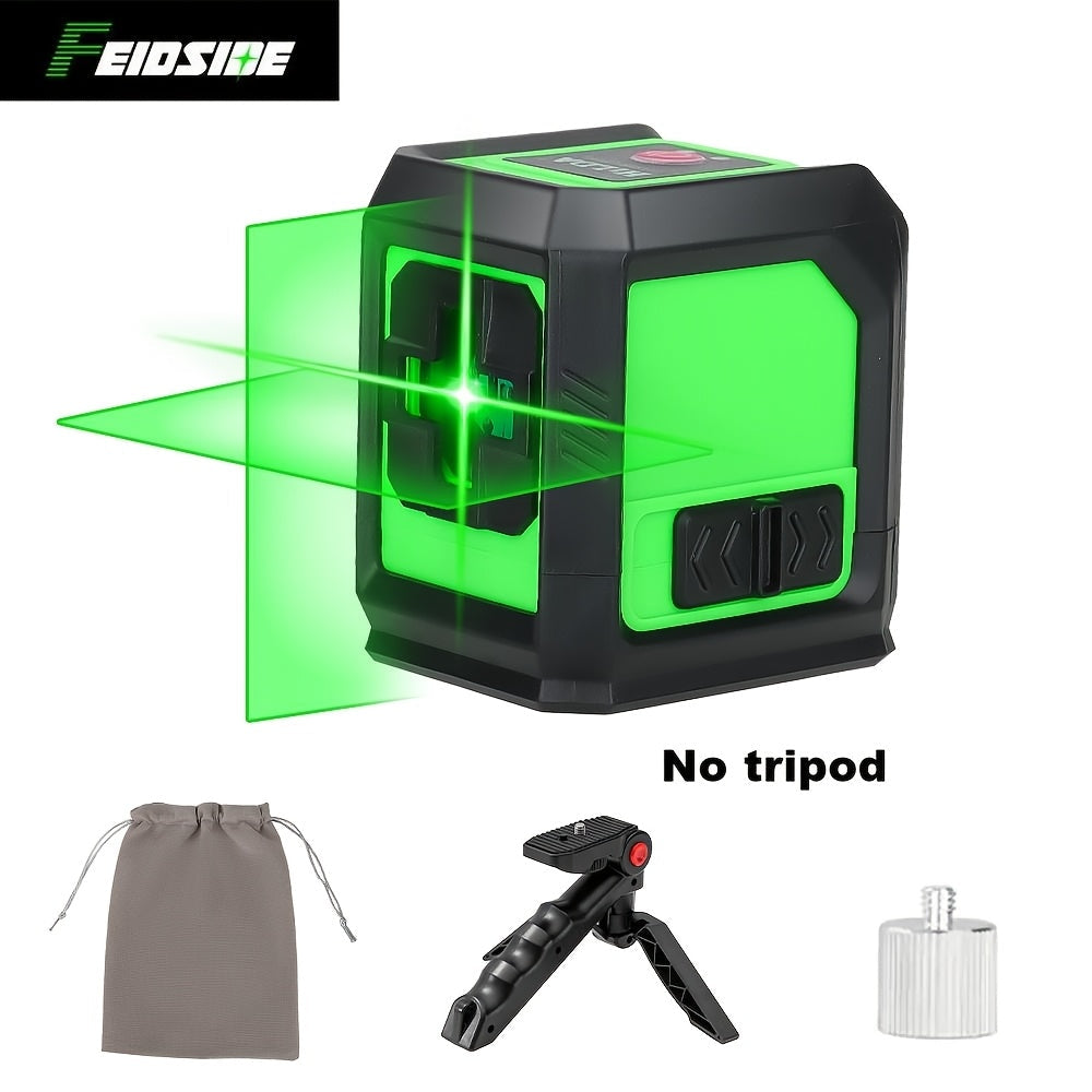 Green Laser Level Self Leveling Cross Line Horizontal Vertical Green Beam Laser with 39 Inch Adjustable Tripod Rotating Head for Home Decoration Construction Tiling Alignment