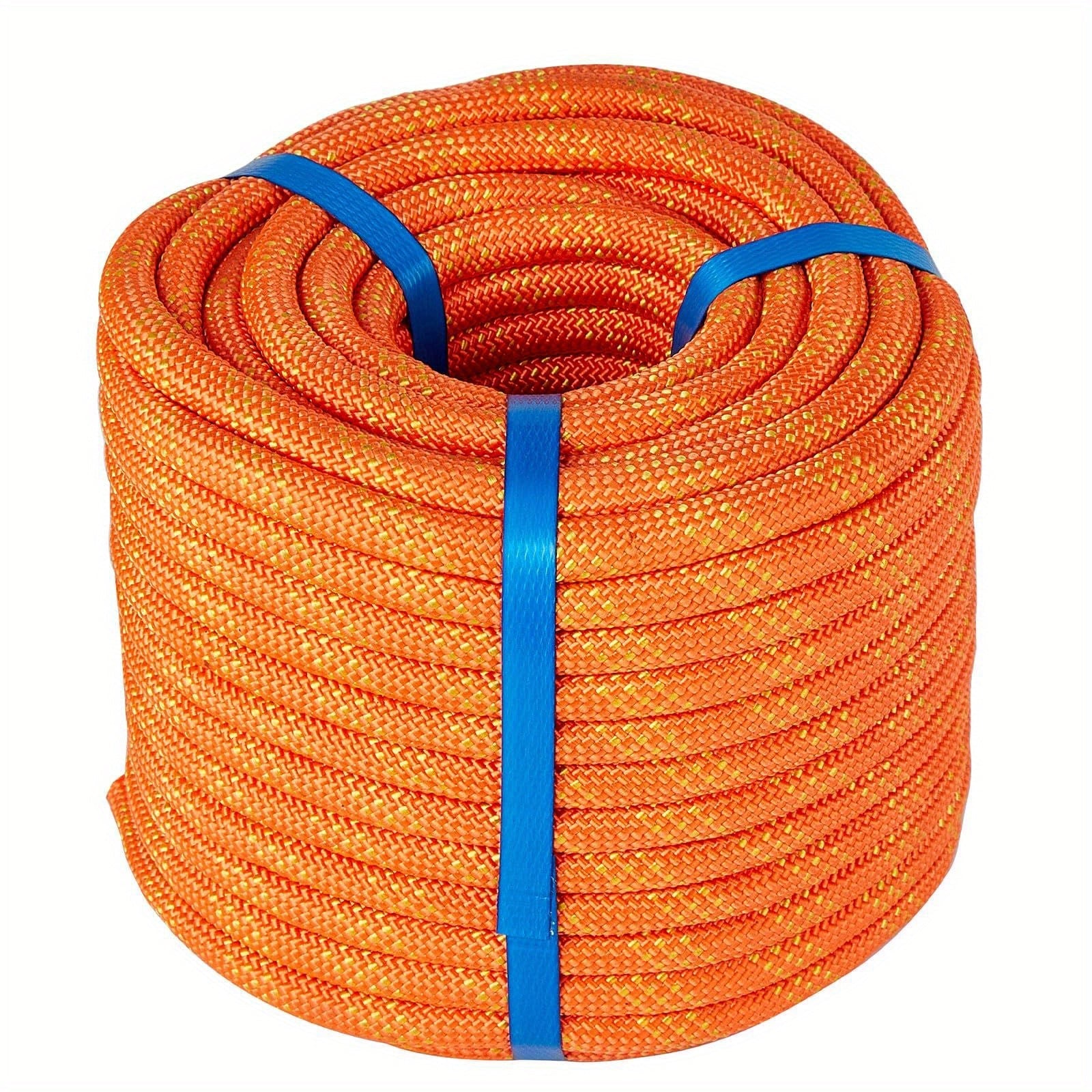 Double Braided Nylon Rope 1/2 Inch Heavy Duty Polyester ¨C 100ft 150ft 200ft Multi-Color for Anchoring Towing Cargo Sailing Dock Lines & Outdoor Use