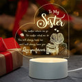 Space Floral Acrylic Night Light ¨C Enchanting Galaxy Flower LED Desk Lamp, Aesthetic Bedroom Decor, Cute Room Accent Light, Unique Gift for Sister, Girls, Teens, Birthday & Any Occasion