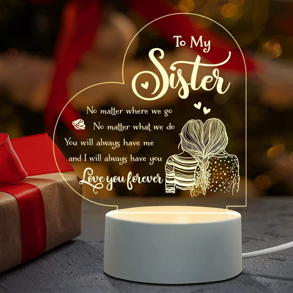 Space Floral Acrylic Night Light ¨C Enchanting Galaxy Flower LED Desk Lamp, Aesthetic Bedroom Decor, Cute Room Accent Light, Unique Gift for Sister, Girls, Teens, Birthday & Any Occasion