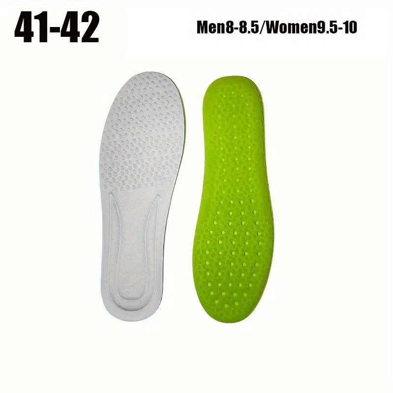 Foam Cushion Insoles 8pcs (4 Pairs) ¨C Breathable Anti-Sweat Sports & Work Insoles for Men & Women, EU 35-46