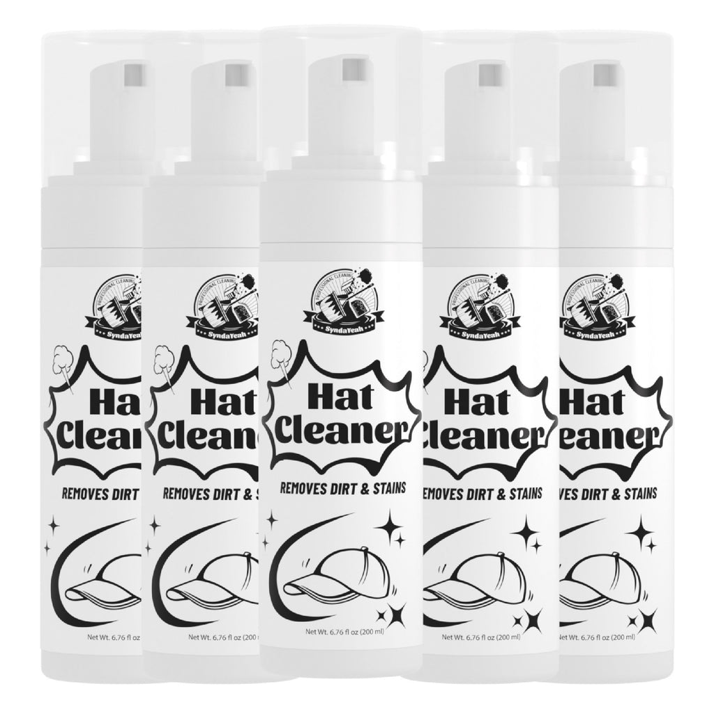 Hat Cleaner Foam Spray ¨C Professional Stain Remover for Wool, Felt & Fur Hats, Removes Dirt, Sweat & Fingerprints, 6.76 Fl Oz (200ml), All-Season Hat Care, Great Gift for Hat Lovers (1/2/3/5 Pack)