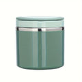 Insulated Lunch Box Stainless Steel 630ml - Leakproof Bento Box with Handle, Stackable Thermal Food Container for Office School Camping Picnic - Pink Blue Green