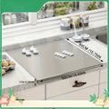 Stainless Steel Cutting Board ¨C 304 Grade Butcher Block Rolling Board, Large Kitchen Chopping Board for Meat, Vegetables & Bread, Non-Slip Household Kitchen Supplies