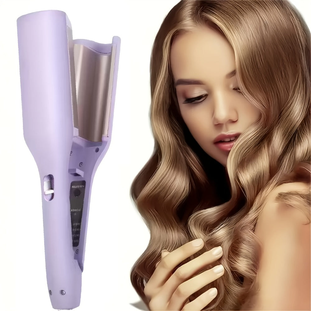 32mm Wave Curling Iron - Women's Hair Curler for Long-Lasting Deep Curls & Instant Beach Waves, Professional Salon Styling Tool for All Hair Types, Easy to Use, Gift for Women, Travel & Home Use