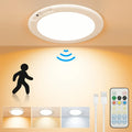 Rechargeable Ceiling Light No Wiring ¨C Battery Operated LED Ceiling Light with Remote Control, Motion Sensor, Dimmable & Timer, Wireless Overhead Light for Bathroom Pantry Hallway Closet Porch Garage