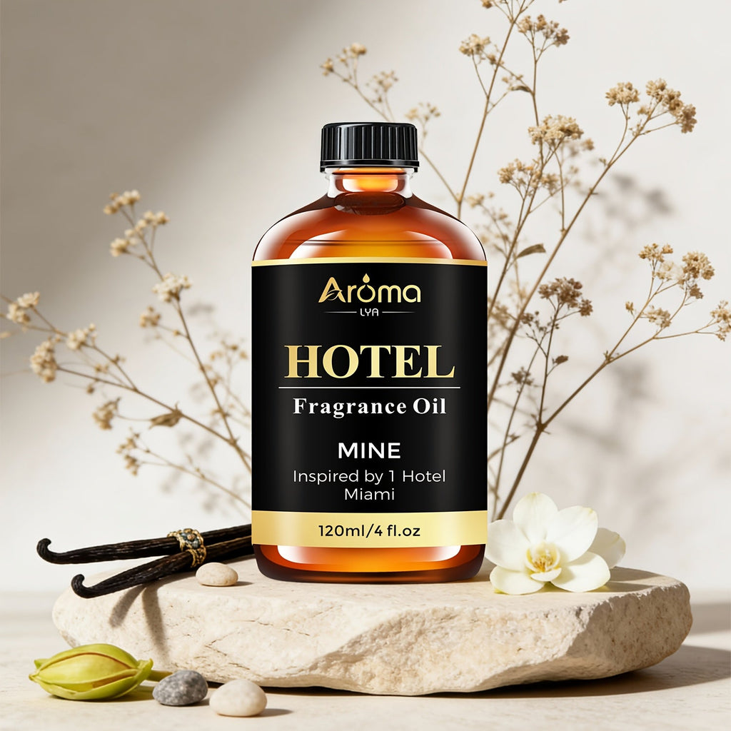 Hotel Fragrance Essential Oil 4oz/120ml ¨C Luxury Scent for Diffuser, Humidifier, Candles & Perfume | White Tea, CapriBreeze, MINE, Beach Villas, R-C Hotel