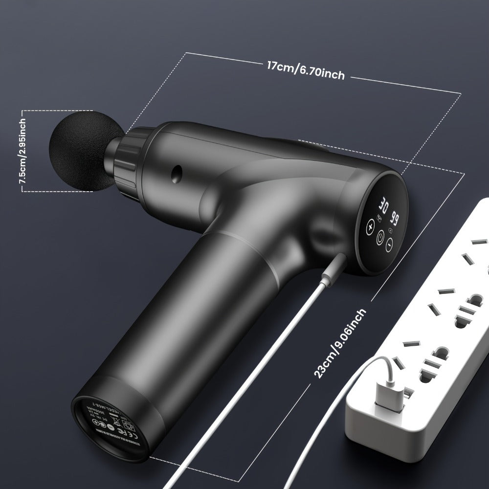 Massage Gun Deep Tissue ¨C Handheld Electric Muscle Massage Gun for Full Body, Back, Neck & Arm Relief, Percussion Massager for Sports & Fitness Recovery, Gift for Men Women Parents