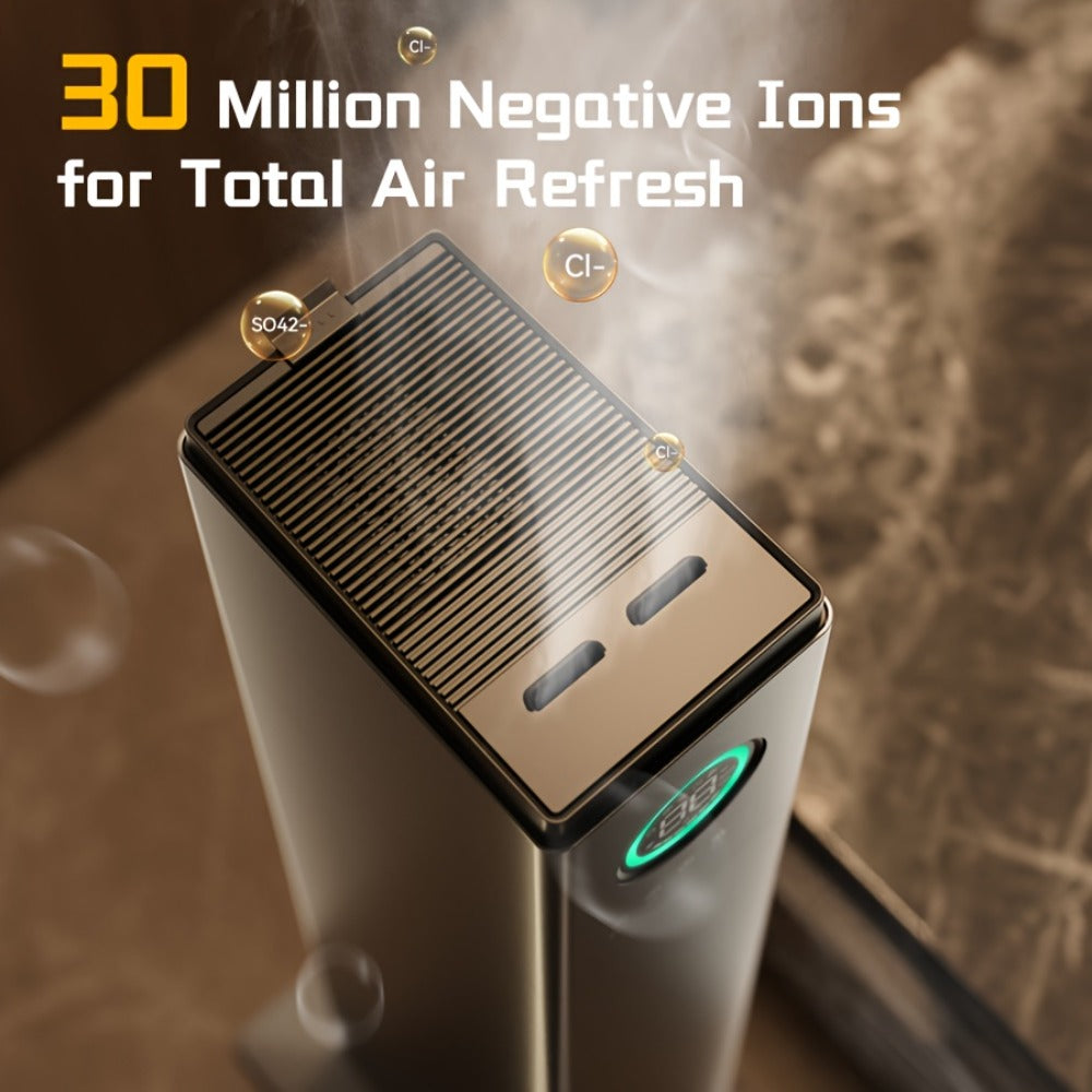 Cool Mist Humidifier 13L Large Capacity - Soundwave Technology, Smart Humidity Control, Top-Fill Design, Sleep Mode, Covers 1000 Sq Ft, for Home Large Room Bedroom Office Plants, 3.5 Gallon