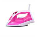 Steam Iron Household High-Pressure Non-Stick Soleplate Anti-Calcification Overheat Protection Multi-Gear Fast Heating Dry Wet Dual-Use Clothes Iron Travel Essential Pink