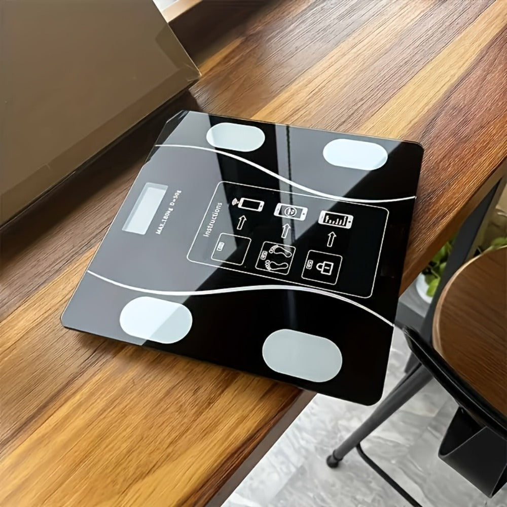 Digital Bathroom Scale 396lb ¨C High-Precision Body Fat Scale with HD LCD Display, Temperature Reading, kg/lb Switch, Extra-Wide Platform, Electronic Body Weight Scale for Home & Bathroom, Multiple Styles