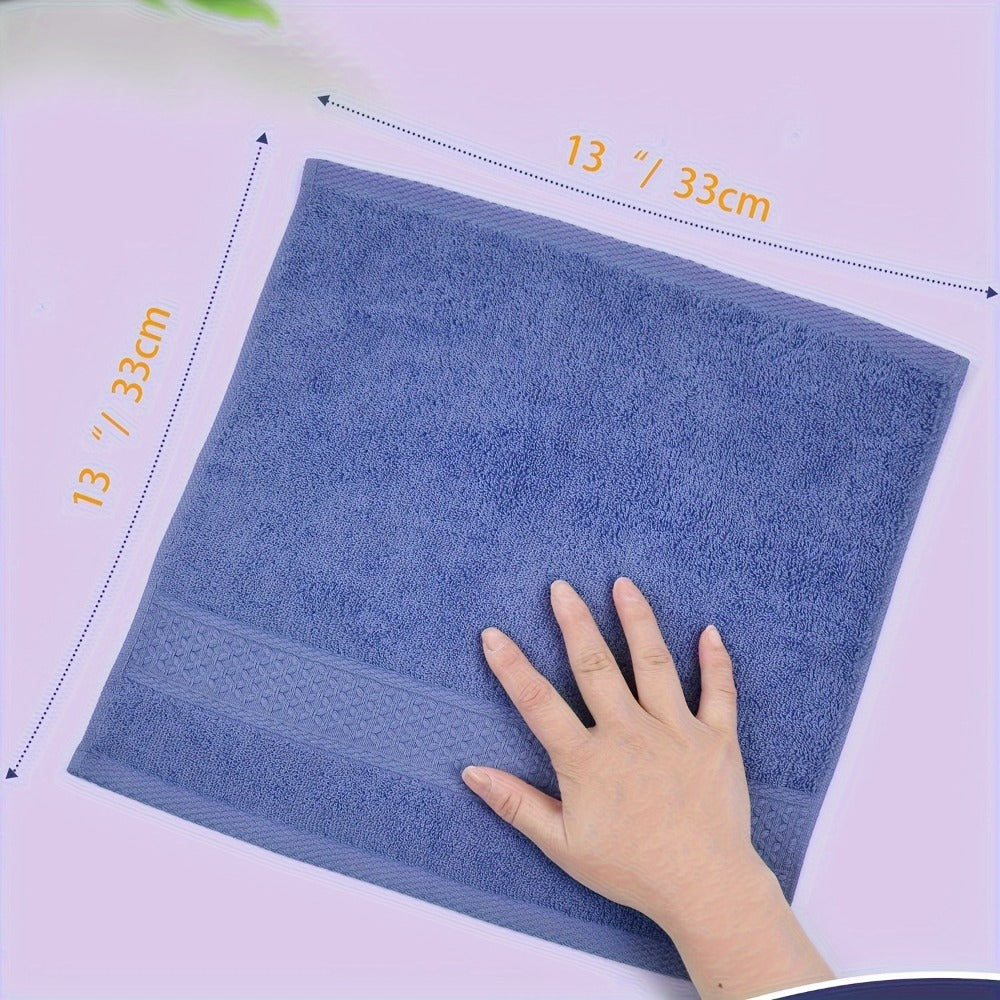 24pcs Washcloths Set ¨C Soft Cotton Face & Body Bath Towels, Mixed Colors, 13x13 Inch, Hotel & Travel