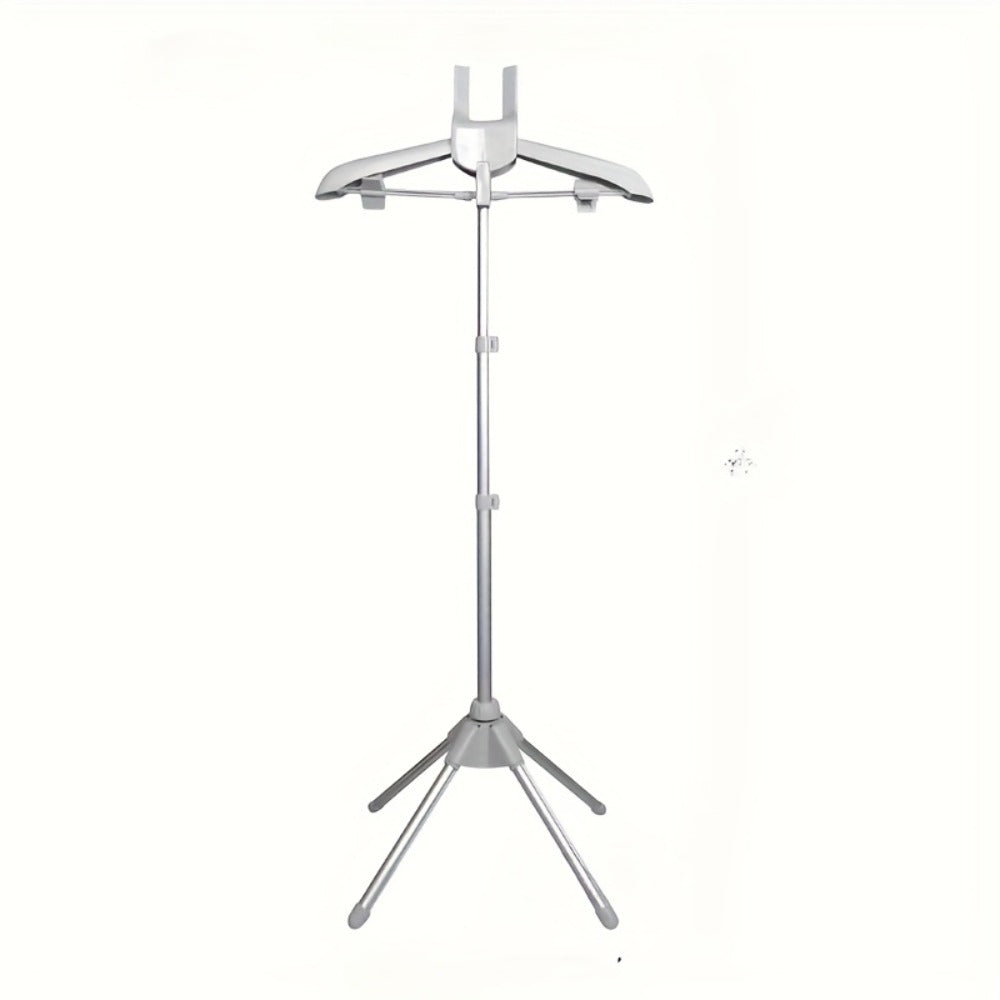 Clothes Drying Rack Foldable Height Adjustable Telescopic Ironing Rack, Aluminum Alloy Garment Rack with 360¡ã Rotating Arm, Multi-Layer Hanging Drying Stand, Space-Saving Laundry Rack for Home Bedroom