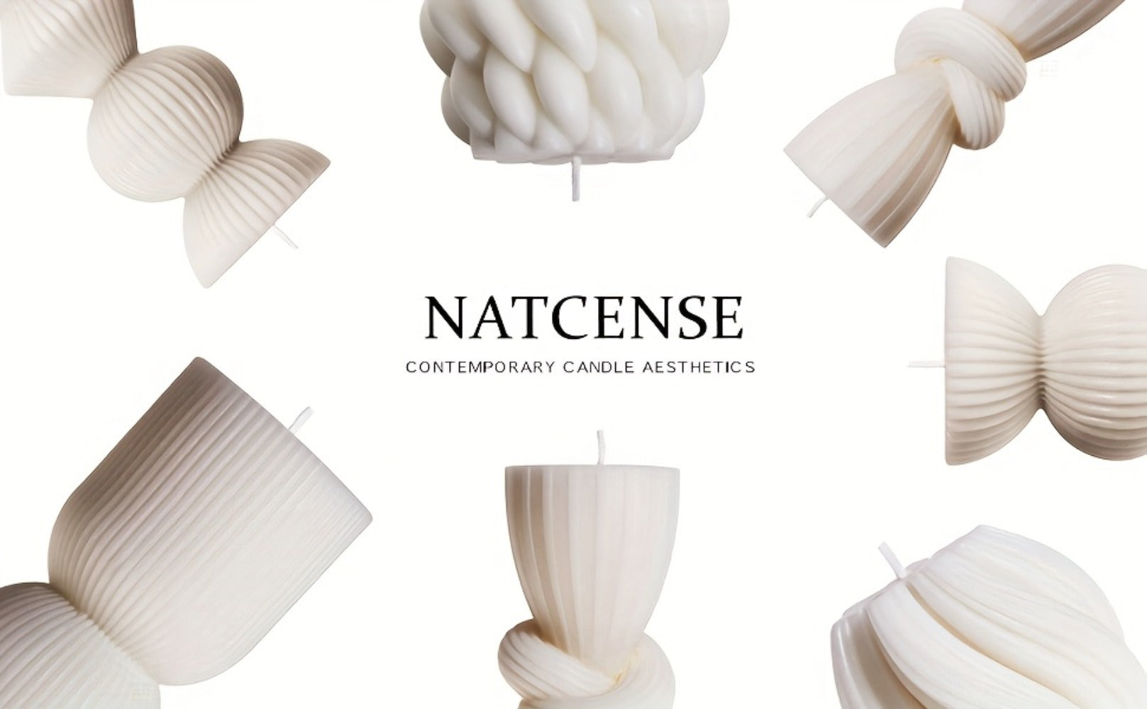 Ribbed Pillar Candles 7-Pack Large Soy Wax, Handmade Aesthetic Pillar Candle Set for Home Decor, Wedding Centerpiece, Shelf Decor, Dining Table & Housewarming Gift ¨C White, Black, Blue, Orange with Glitter