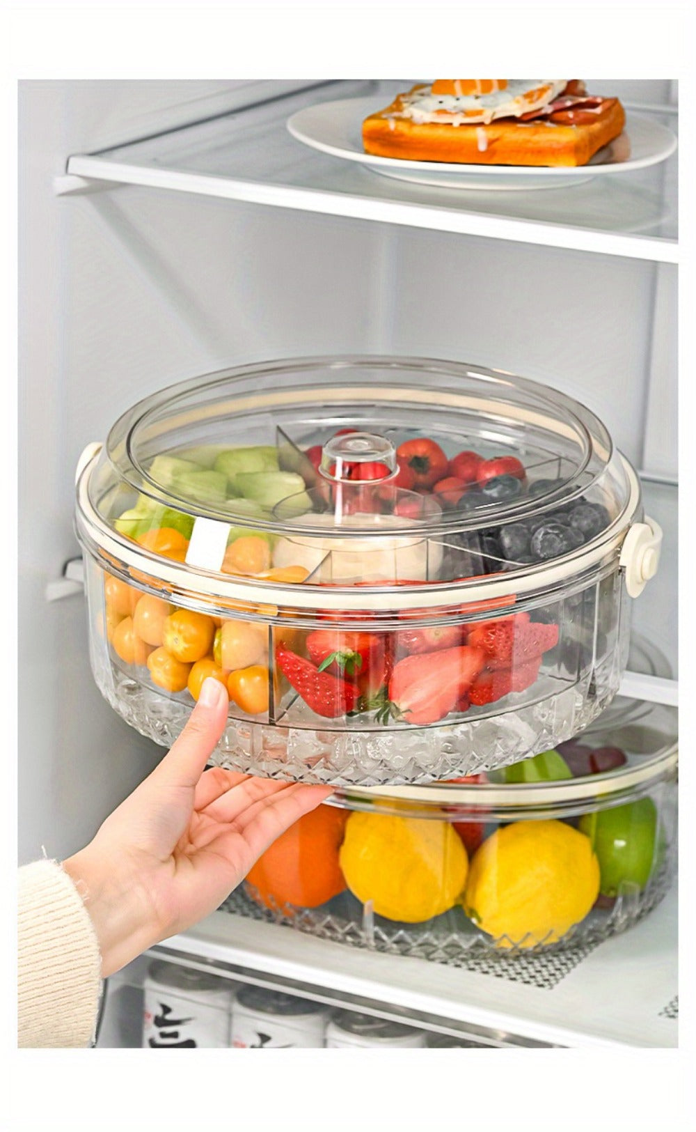 Portable Ice Bucket with Lid Large Capacity Insulated Beverage Cooler for Outdoor Party Beer Champagne Fruit