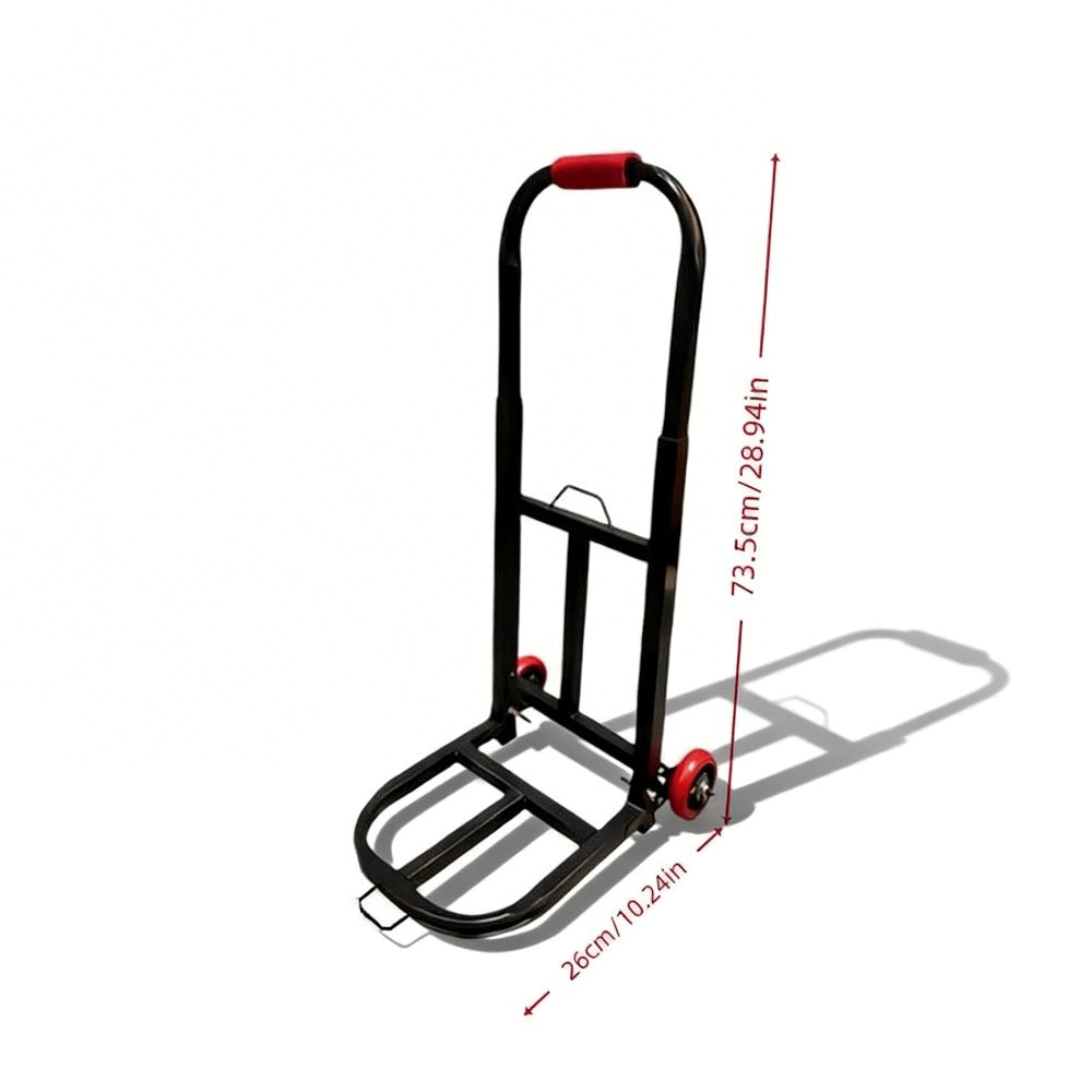 Folding Hand Truck Stair Climbing Wheels Heavy Duty 220 450 680 LBS Capacity Compact Collapsible Handcart Dolly for Home Warehouse Grocery Moving Office Material Handling