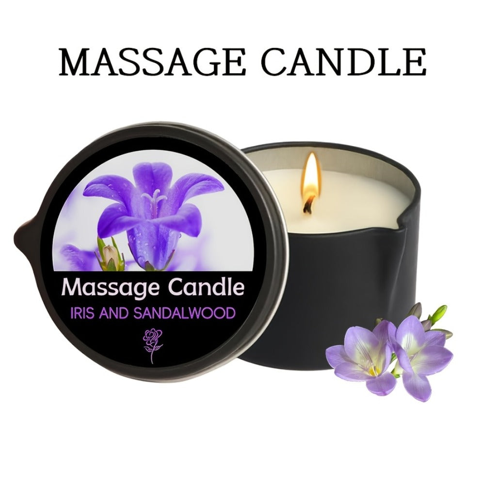 Luxury Soy Wax Candle 2-in-1 Massage Body Oil Essential Oil 20+ Scents 1pc 2pcs 6pcs Warm Moisturizing Lotion Spa Nail Salon Wedding Valentine Christmas Gift