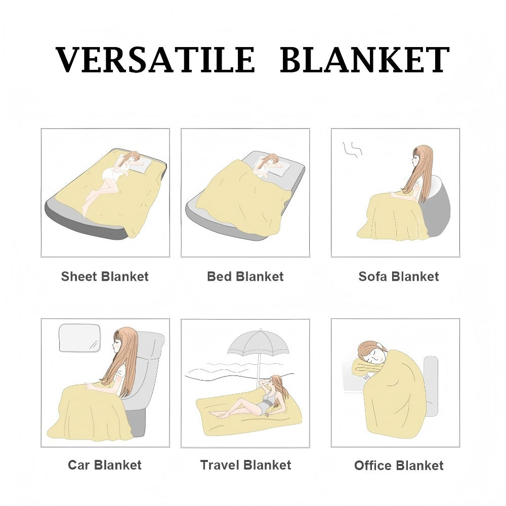Personalized Flannel Blanket 280GSM Custom Name - Soft All-Season Throw Blanket for Home Picnic Travel, Cozy Polyester Gift Blanket Multi-Color Options