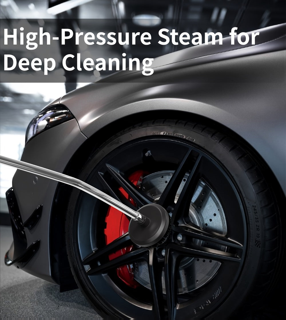 Handheld Steam Cleaner High Pressure 9-Gear Adjustment & LCD Display, 1200ml Water Tank, Portable High-Temp Steamer for Kitchen Carpet Sofa Grout Tile