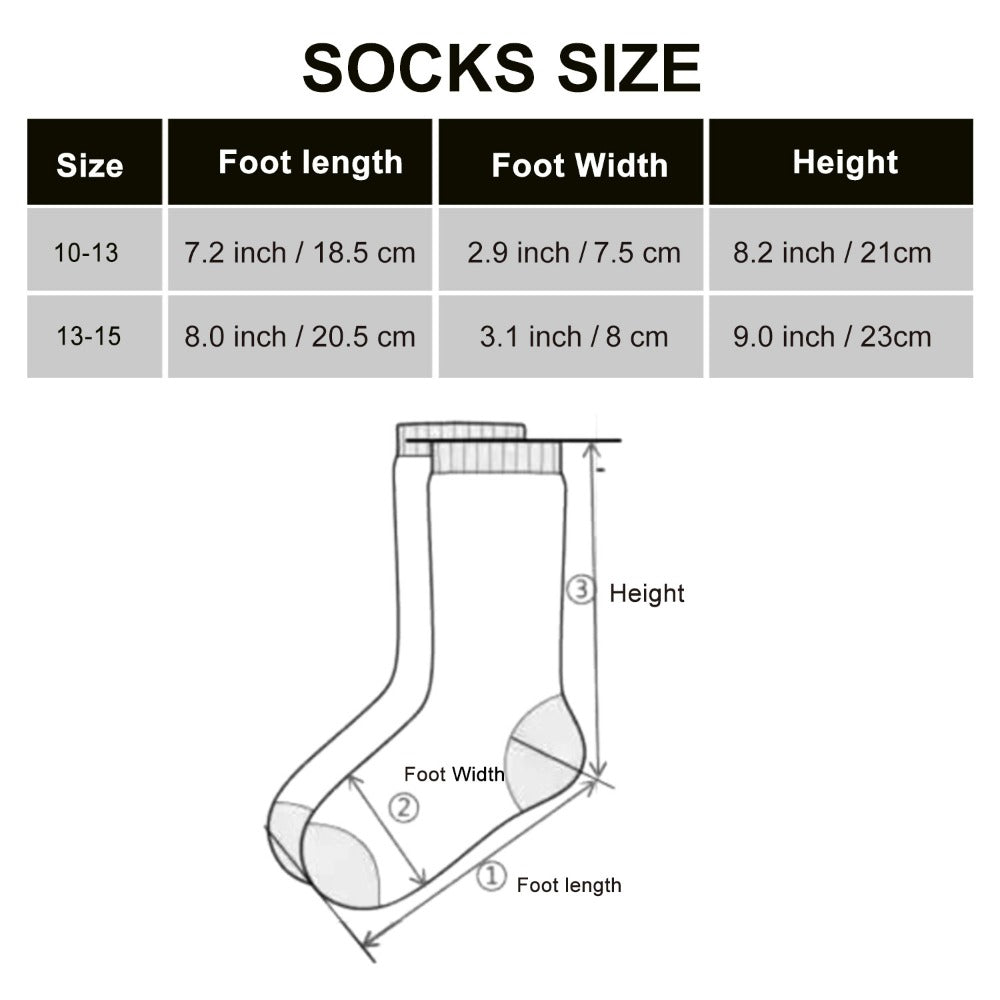 4-Pack Diabetic Socks Men Women Thermal Bamboo Non-Binding Circulation Moisture-Wicking Comfort Socks L XL