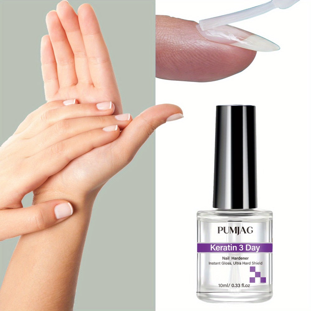 Nail Strengthening Oil Serum ¨C 3-Day Manicure Treatment with Biotin, Vitamin A E C & Calcium for Brittle Nails | Formaldehyde-Free Nail Repair & Growth Serum 0.34oz