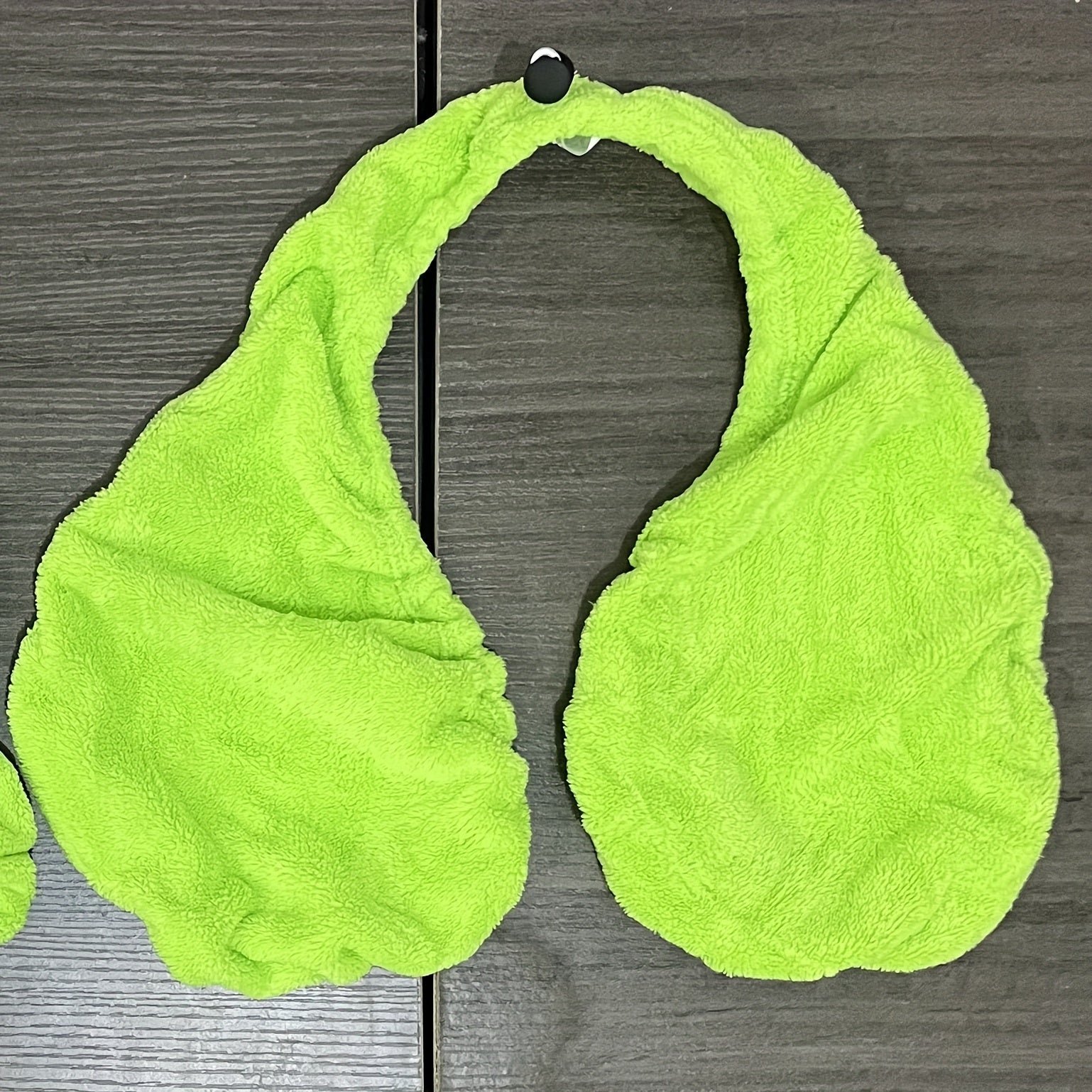 Towel Bra Wrap Double-Sided Coral Fleece 450GSM Absorbent Soft Warm Strapless Hanging Neck Chest Wrap for Beach Sports Daily Wear Feeding Women S M L Black Pink White Red Blue Green Purple