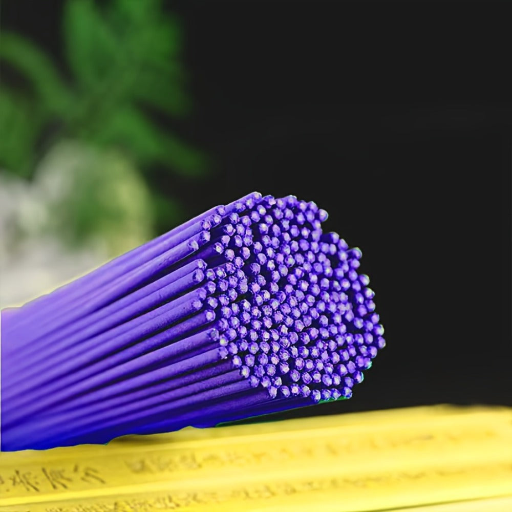 Lavender Incense Sticks 195pcs 8.7in Natural Aromatherapy Incense for Home Yoga Room Meditation Tea Room Relaxation Calming Atmosphere Stress Relief Indoor Fragrance Incense Set