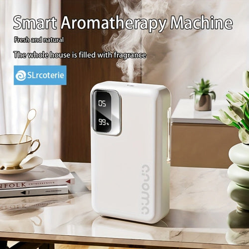 Aromatherapy Diffuser Smart Digital ¨C 1800mAh 7-Speed Sonic Essential Oil Diffuser Humidifier with USB Charging, Digital Display, Fine Mist for Bedroom Bathroom Office Home, Up to 20 Days Use