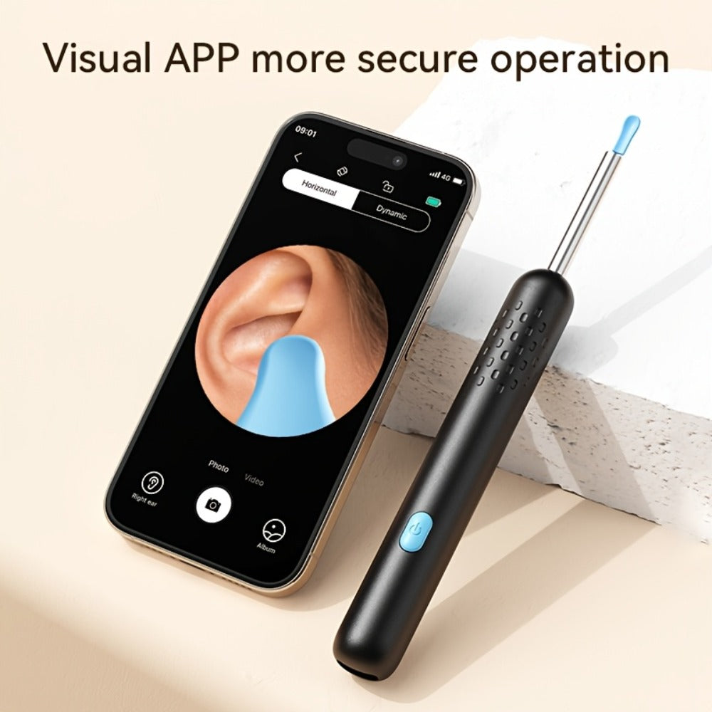 Earwax Removal Kit Pro with Visual Waste Tank ¨C Interchangeable Nozzles, USB Rechargeable Ear Cleaner for Adults, Ear Scoop & Ear Washer Options