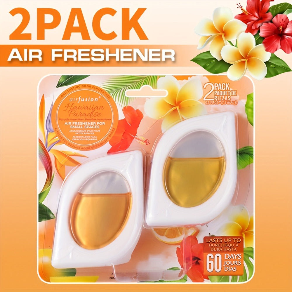 Air Freshener Odor Eliminator for Home Closet Bathroom Pets Small Space 0.25oz Up to 30 Days 6 Scents Eucalyptus Lavender Hawaiian Peach Black Ice Linens Sky 2 6 or 12 Pack