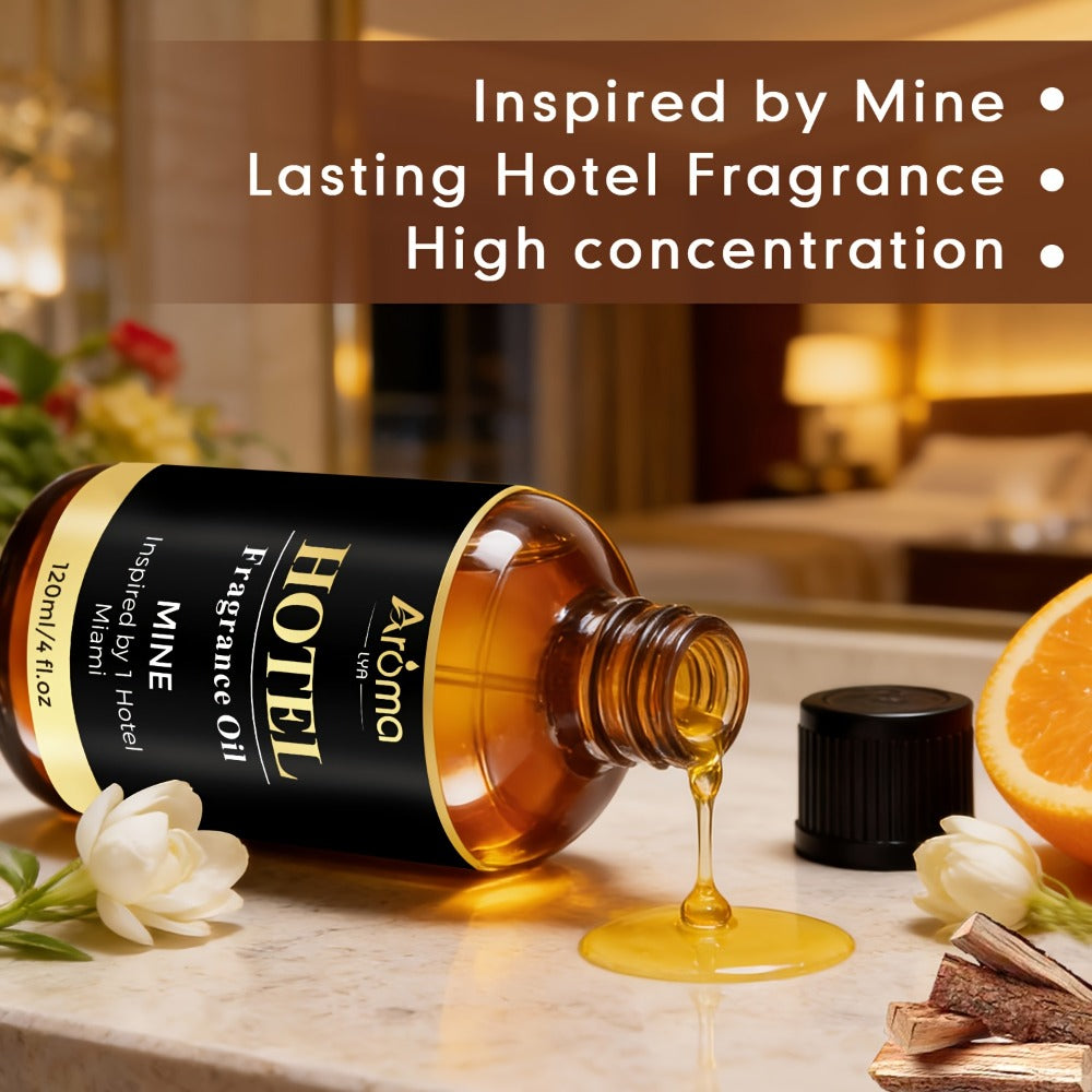 Hotel Fragrance Oil 4oz ¨C Luxury Resort Scents for Diffuser, Candle, Humidifier & Car | M Way, White Tea, Carlton, Beach Villas