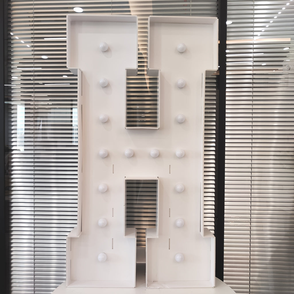 LED Letter Lights 4FT Tall Marquee Letter Lights A-Z Alphabet Light Up Letters with Cool White LED for Wedding, Birthday, Party, Proposal & Graduation Decor