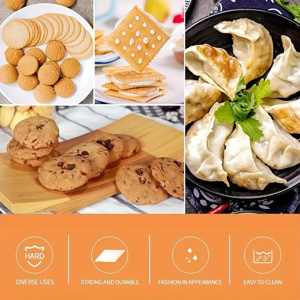 13PCS Dumpling Maker Set - Stainless Steel Ravioli Pierogi Cutter Tools with Wooden Handles