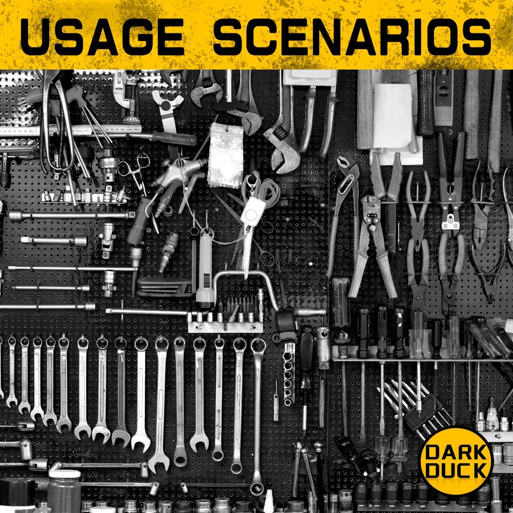 Black Metal Pegboard Wall Organizer Set with Hooks 66/100pcs, 12x24 Inch Heavy Duty Wall Mounted Pegboard Kit for Garage Workshop Tool Storage, Includes Paper Towel Holder & Workbench Accessories