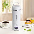 Travel Electric Kettle Portable Mini Water Boiler | 6 Temperature Settings | 304 Stainless Steel | Auto Shut-Off Boil-Dry Protection | BPA-Free | 15oz Coffee Tea Milk Kettle for Travel Home Office